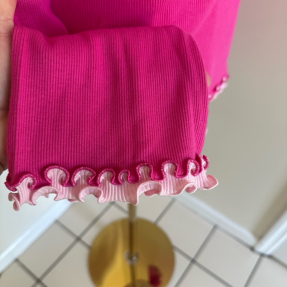 Pink Cotton Long Sleeve Shirt- X-Large - Picture 4 of 7